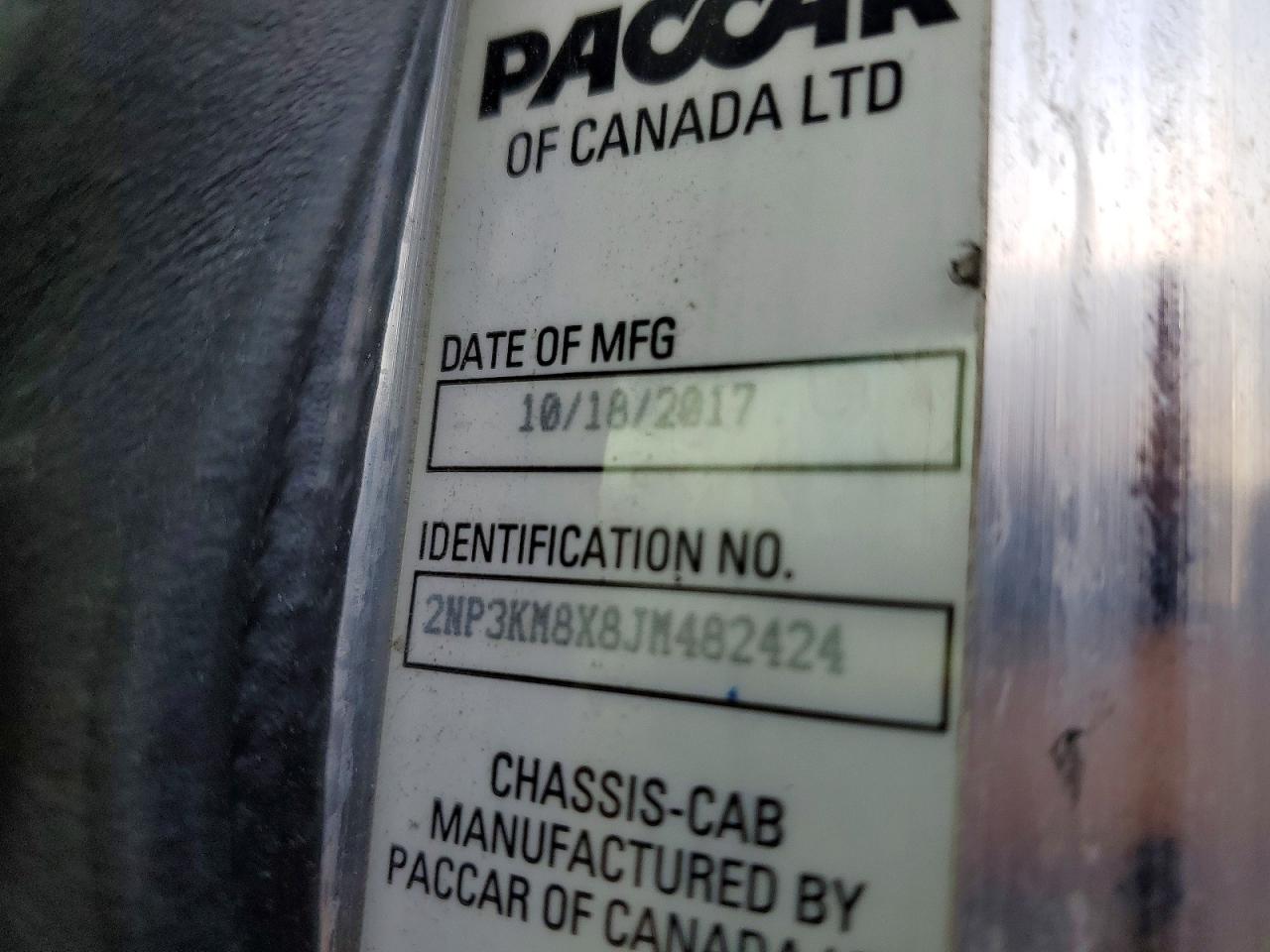 2018 PETERBILT All models VIN 2NP3KM8X8JM482424 photo 10
