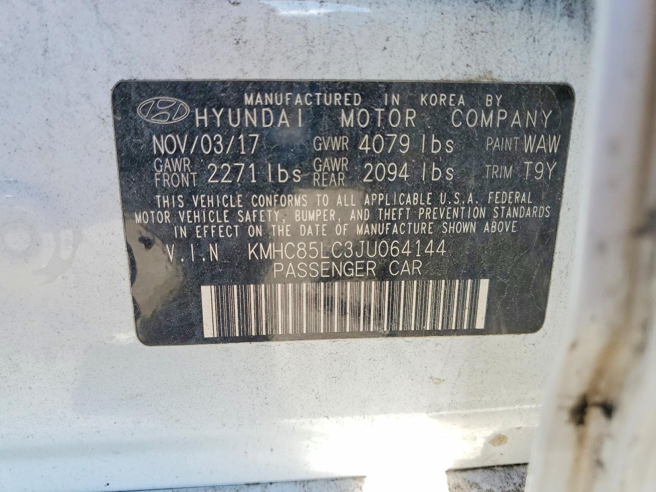 2018 Hyundai Ioniq VIN KMHC85LC3JU064144 photo 12