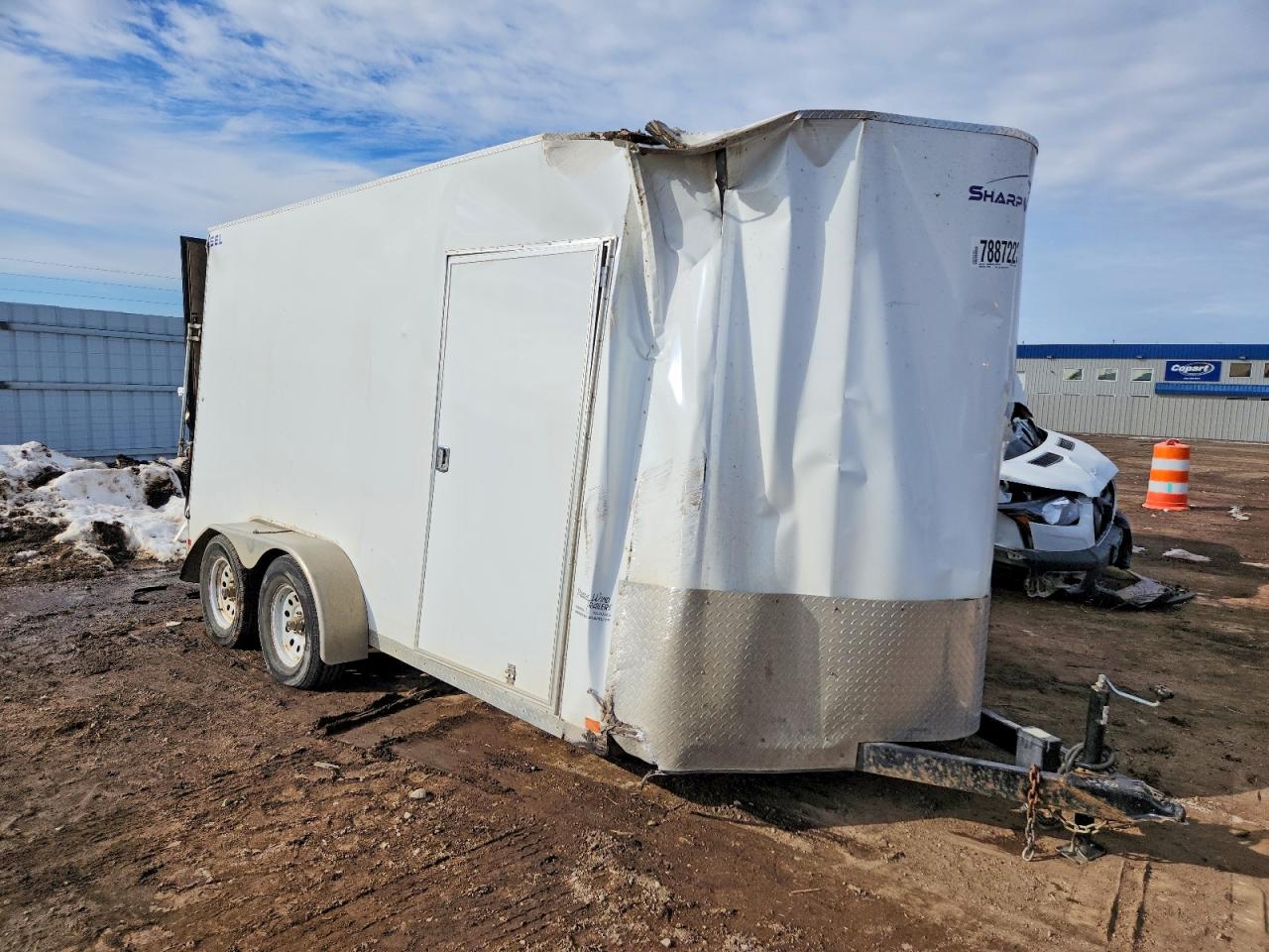2022 SHARP 7X14'TA SEL ENCLOSED CARGO TRAILER VIN 1S9BE1427N1870266 photo 1
