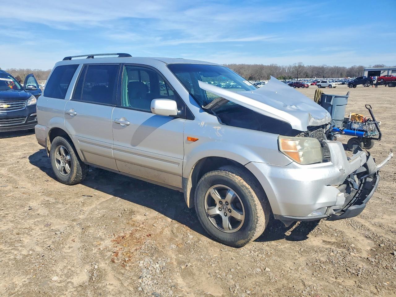 2006 HONDA Pilot VIN 5FNYF18436B030151 photo 4