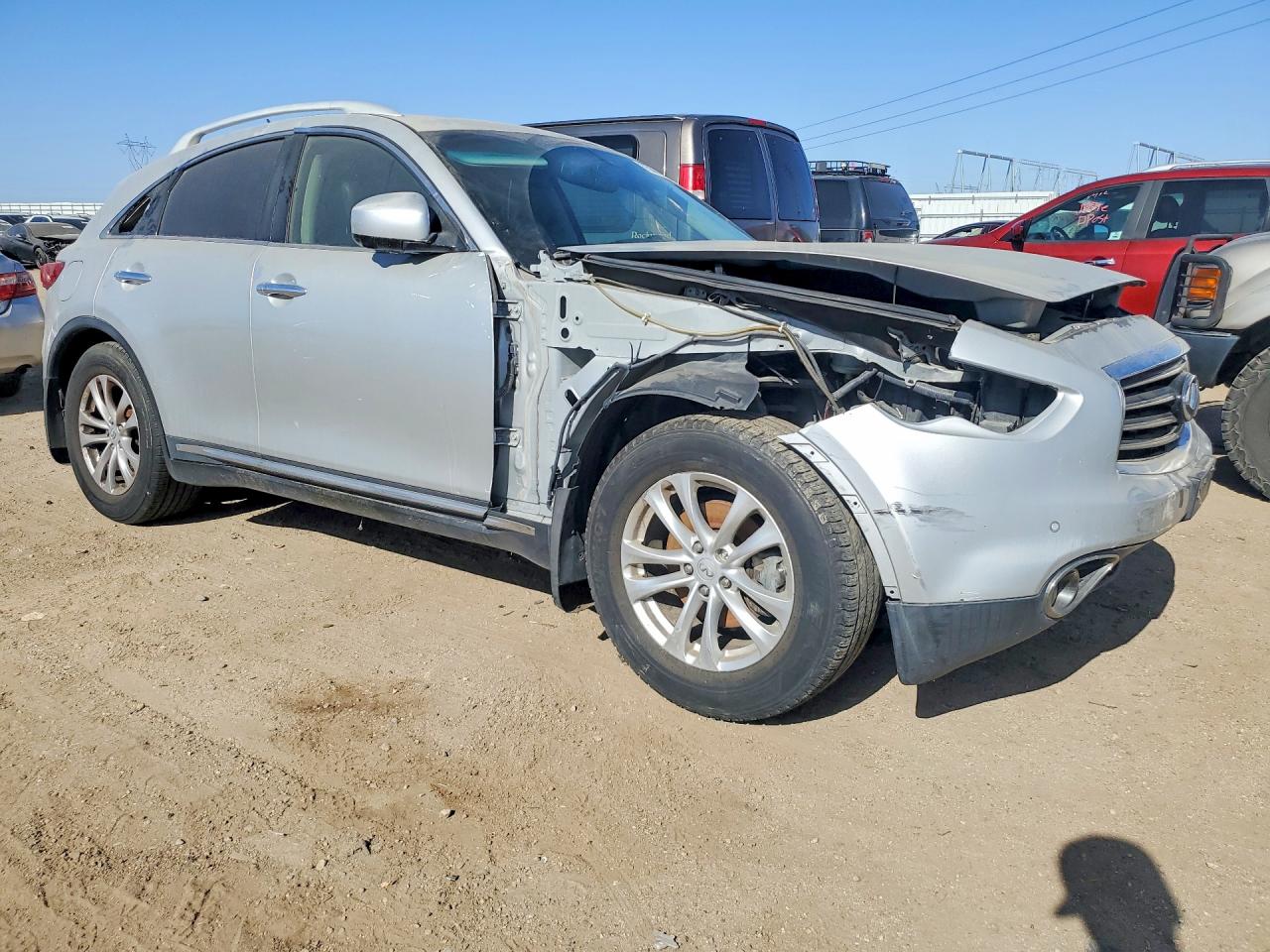 2013 Infiniti Fx37 VIN JN8CS1MU6DM142267 photo 4