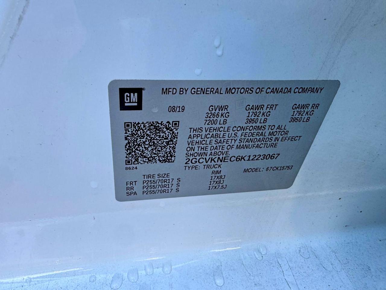 2019 Chevrolet All models VIN 2GCVKNEC6K1223067 photo 12