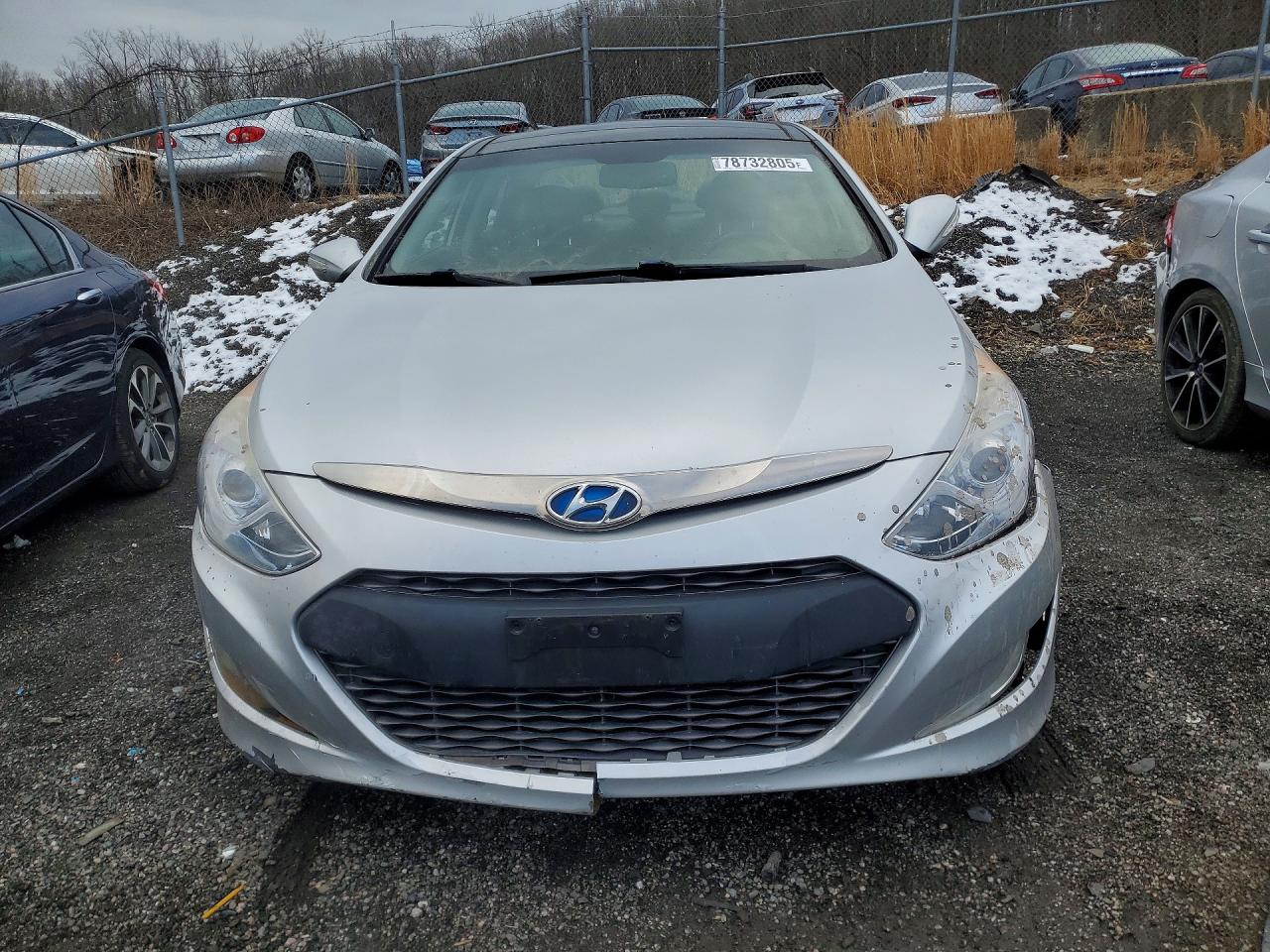 2014 Hyundai Sonata hybrid VIN KMHEC4A40EA110064 photo 5