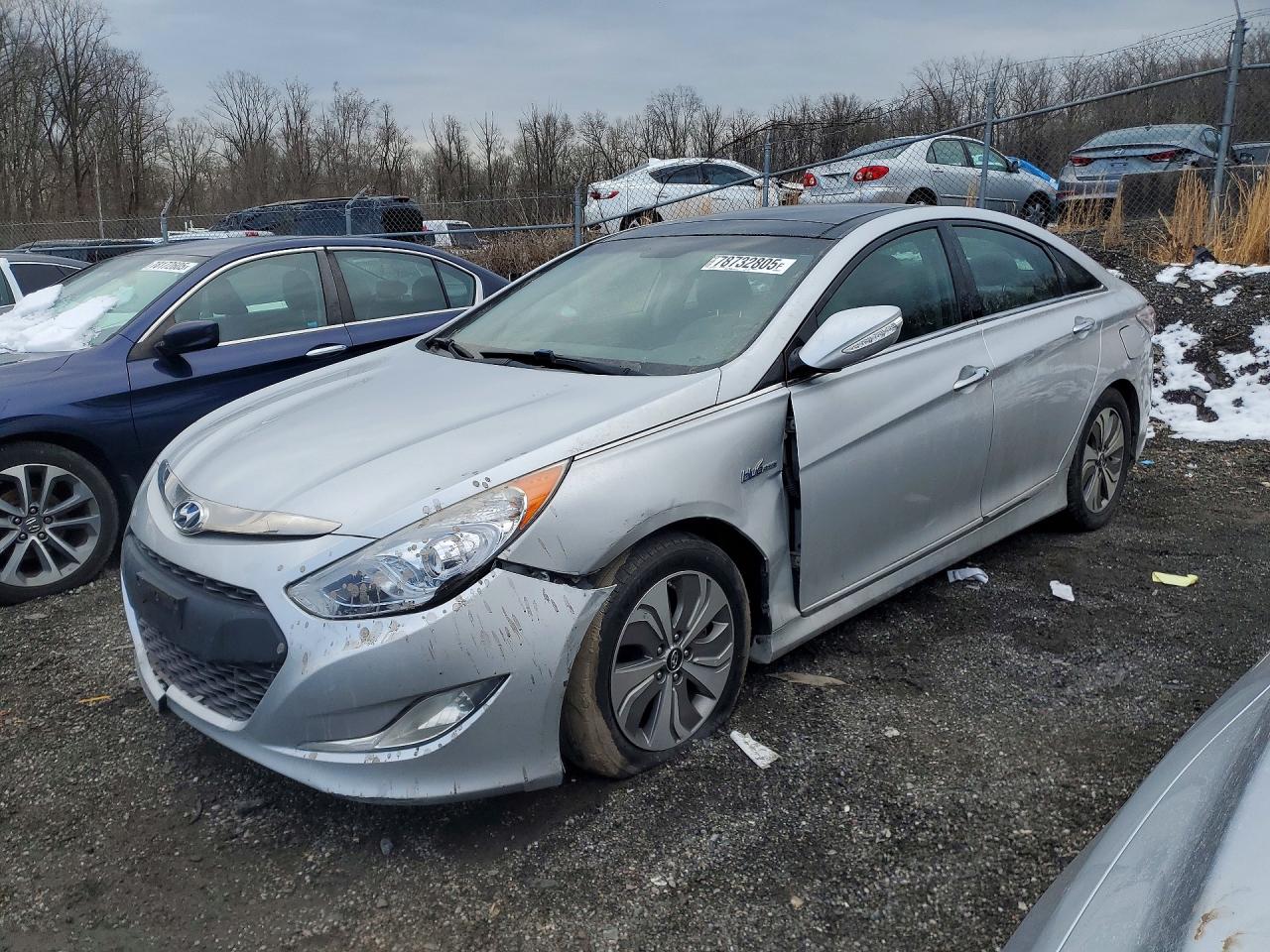 2014 Hyundai Sonata hybrid VIN KMHEC4A40EA110064 photo 1
