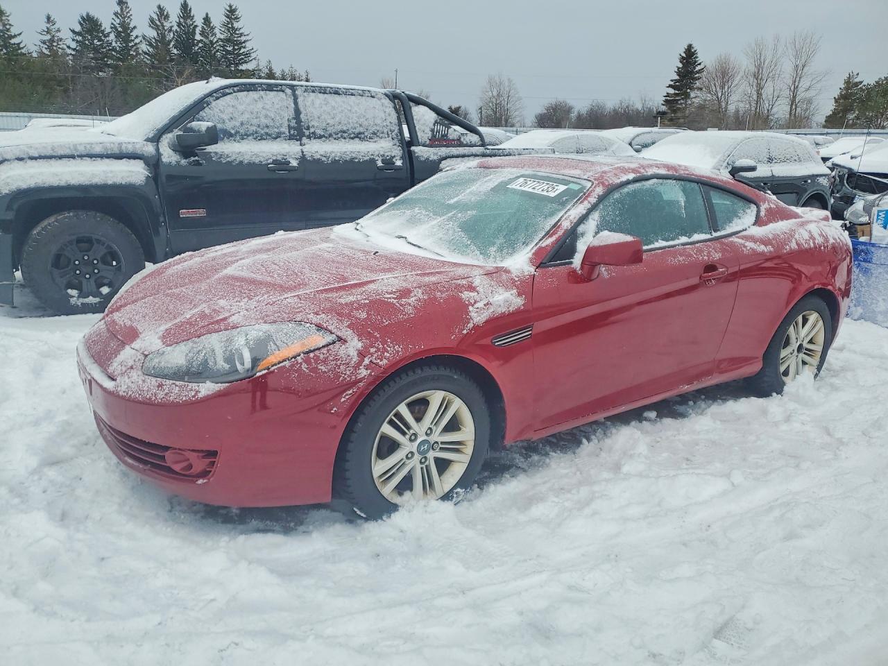 2008 Hyundai Tiburon VIN KMHHM65D18U275155 photo 1