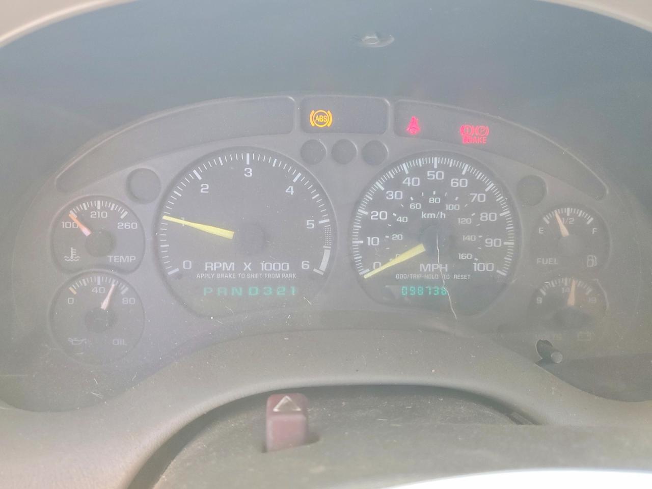 2000 CHEV Blazer VIN 1GNDT13W1Y2117866 photo 9