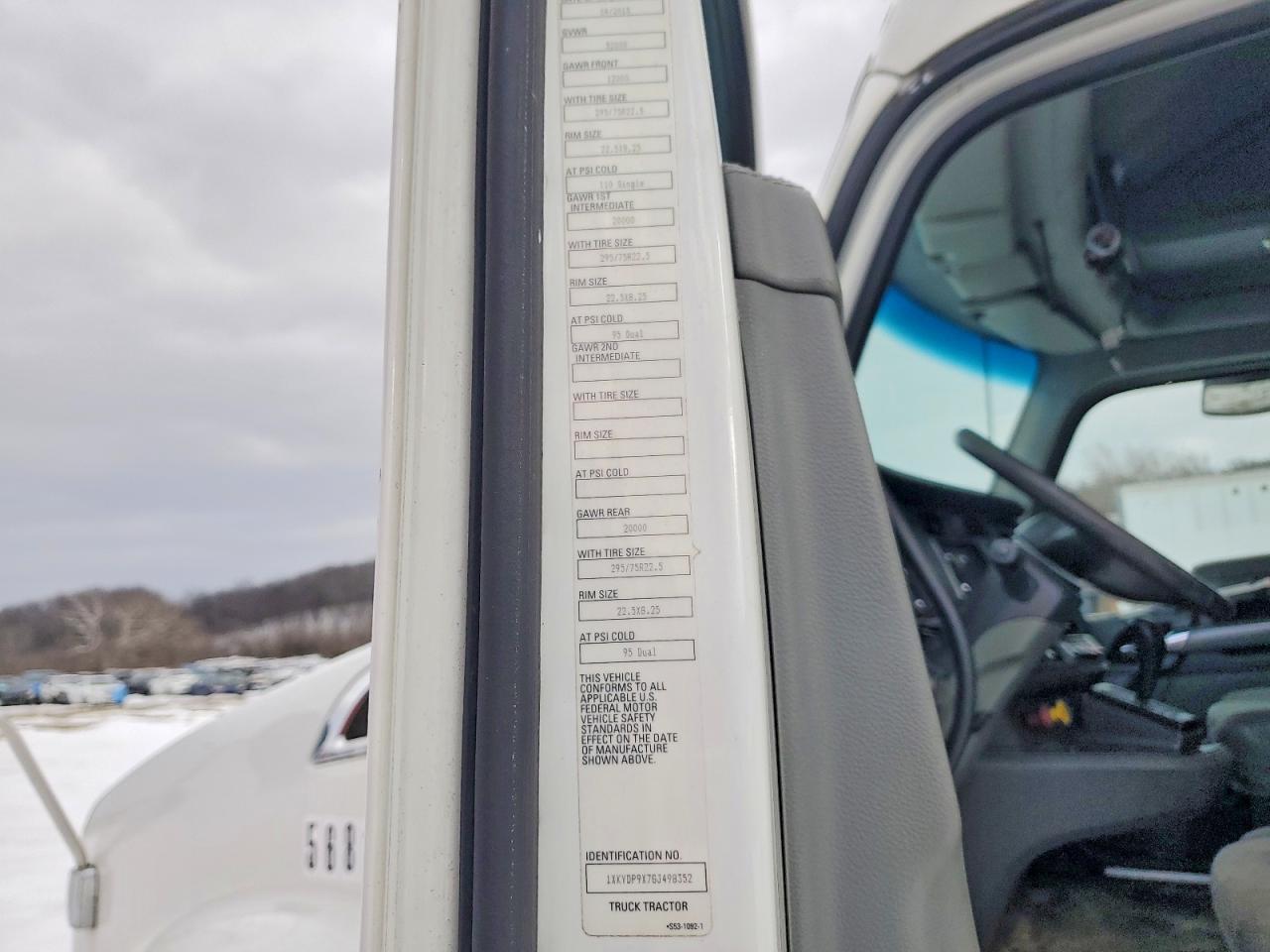 2016 KENWORTH All other VIN 1XKYDP9X7GJ498352 photo 10