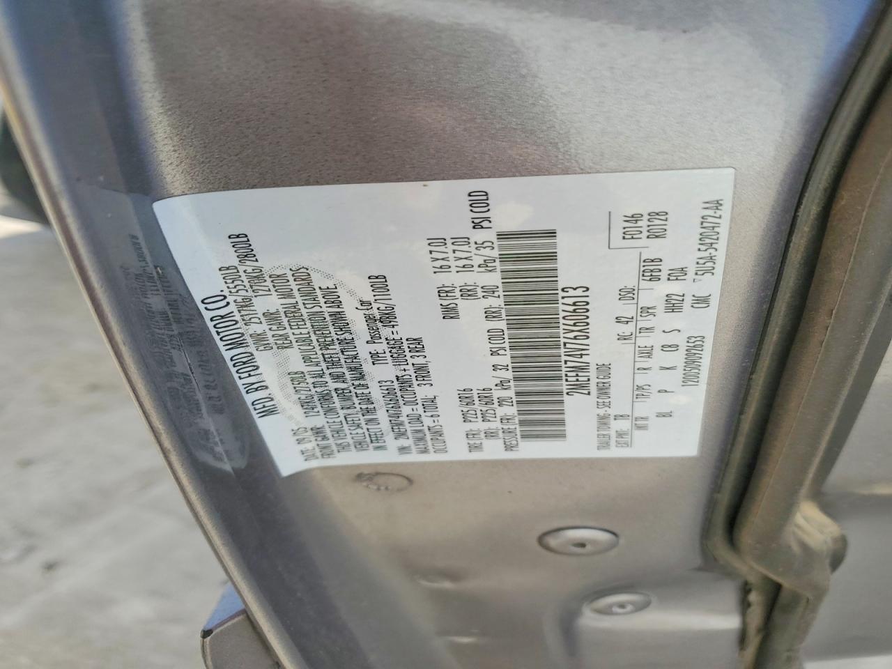 2006 Mercury Grmarquis VIN 2MEFM74V76X606613 photo 12