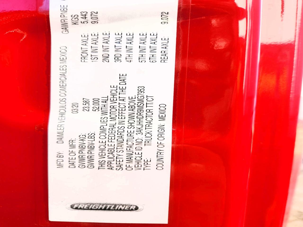 2021 FREIGHTLINER All other VIN 3AKJHHDR9MSMG7953 photo 10