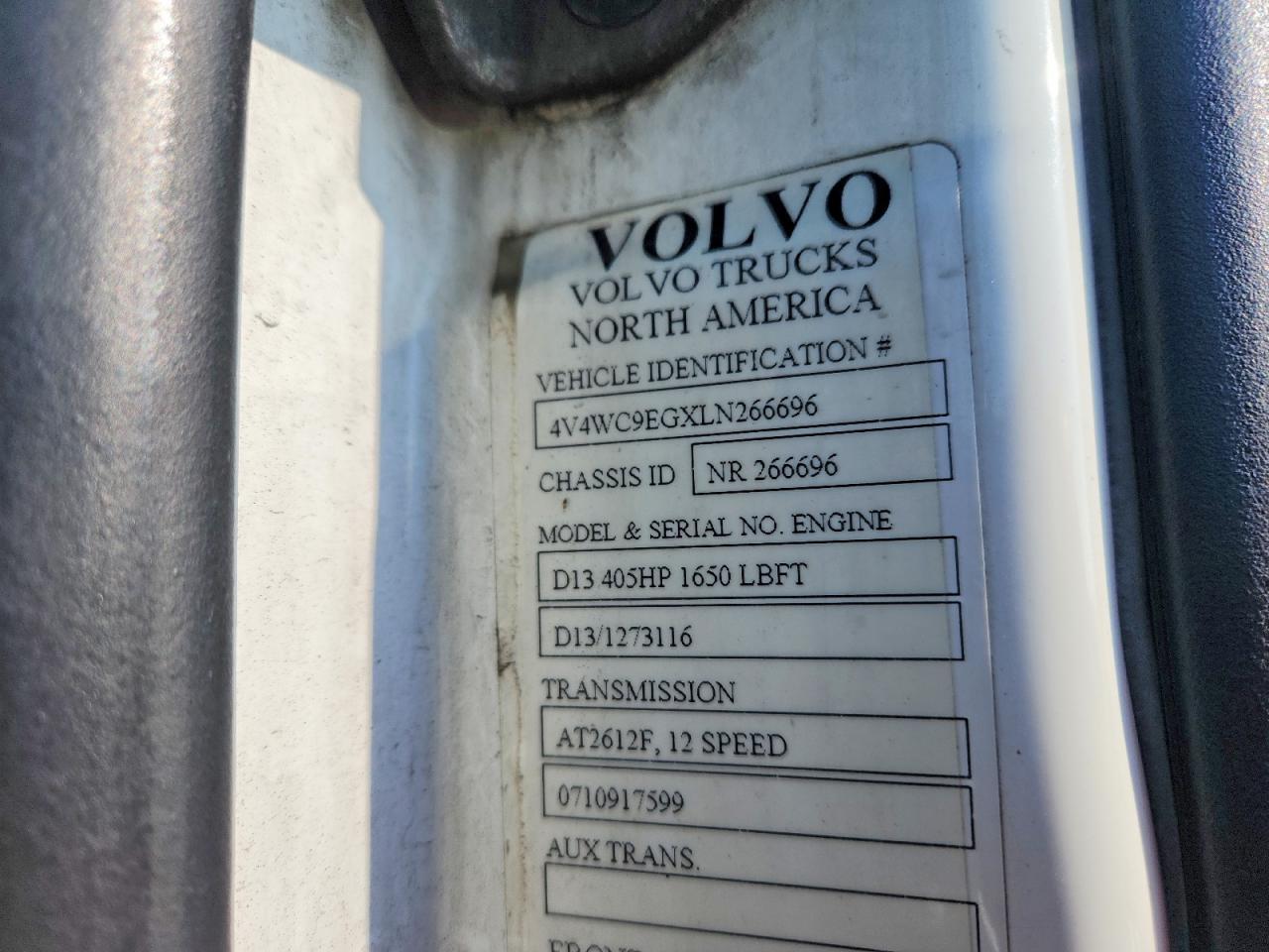 2020 VOLVO All other VIN 4V4WC9EGXLN266696 photo 10