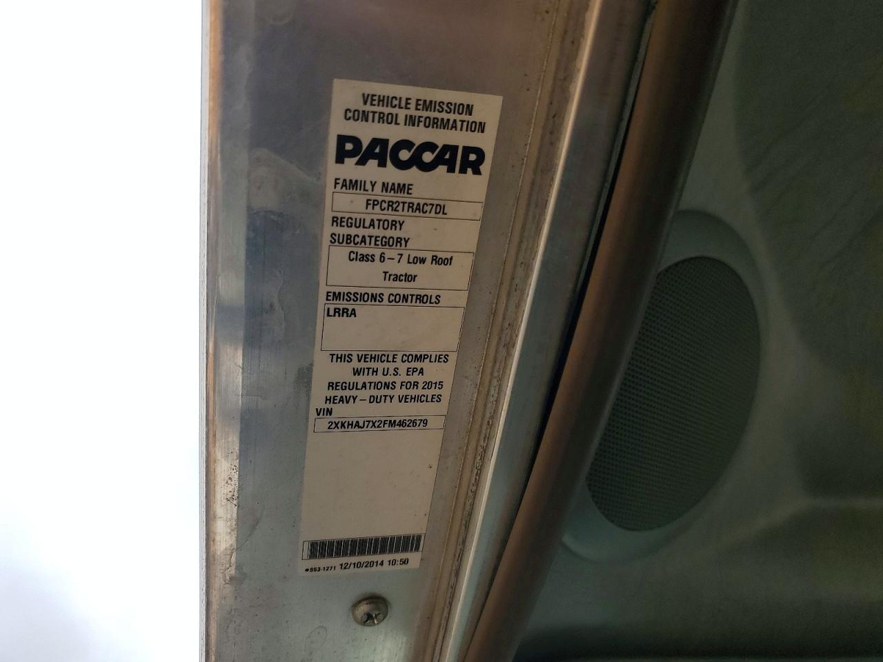 2015 KENWORTH All other VIN 2XKHAJ7X2FM462679 photo 12