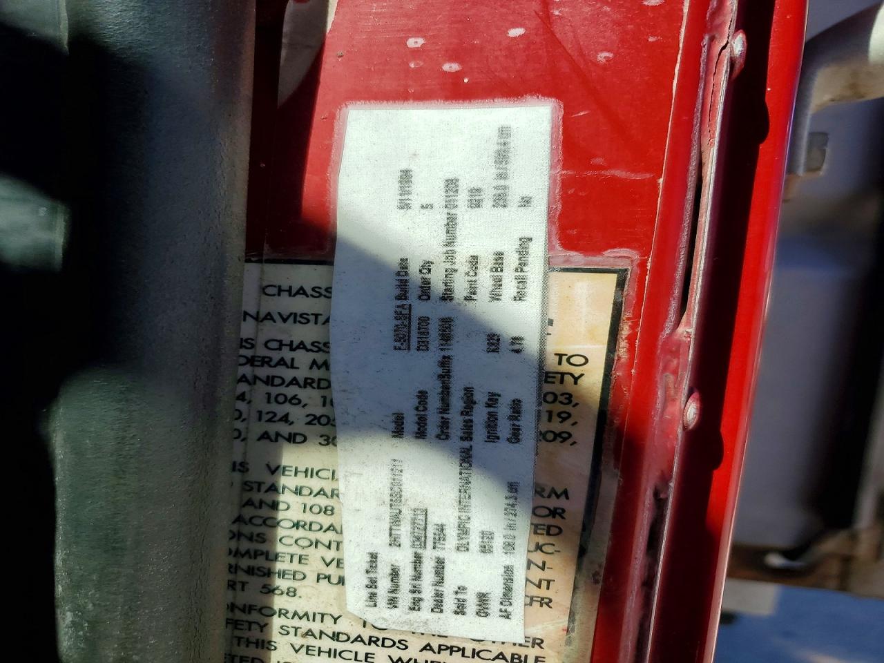 1995 International All models VIN 2HTTWAUT5SC011211 photo 10