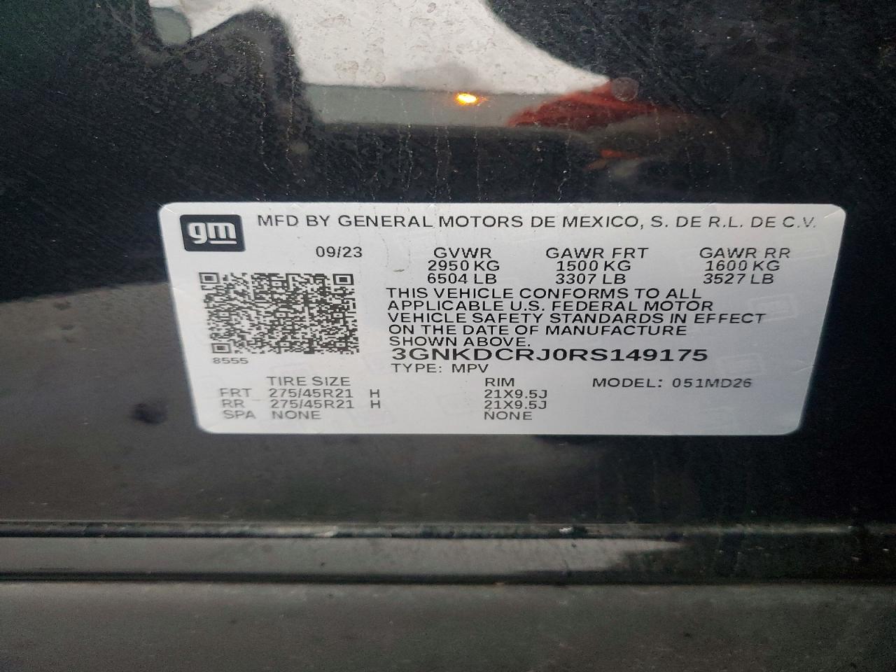 2024 Chevrolet Blazer VIN 3GNKDCRJ0RS149175 photo 12