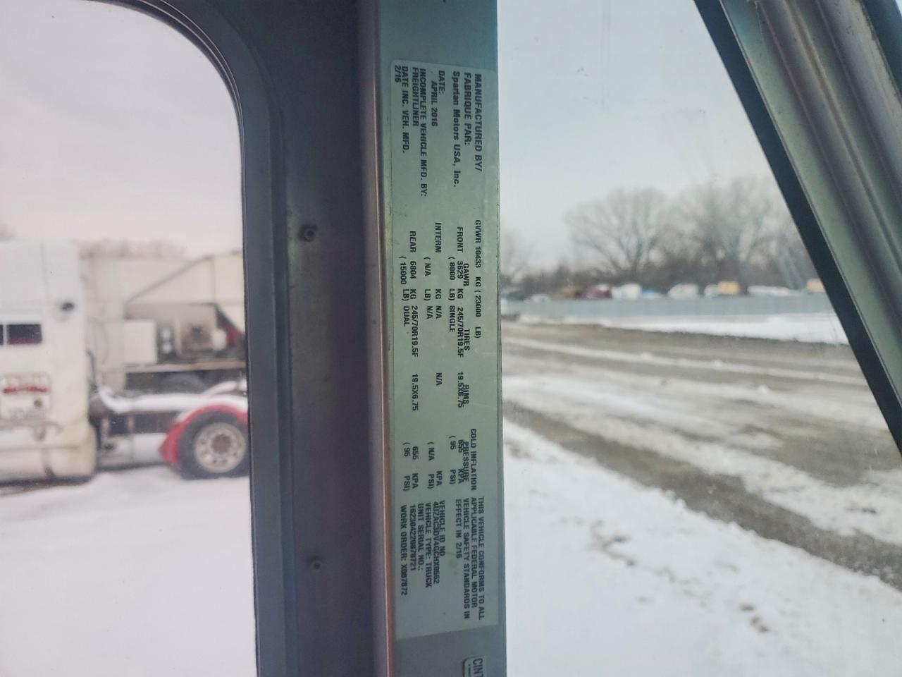 2016 FREIGHTLINER All other VIN 4UZAC3DV4GCHX0552 photo 12