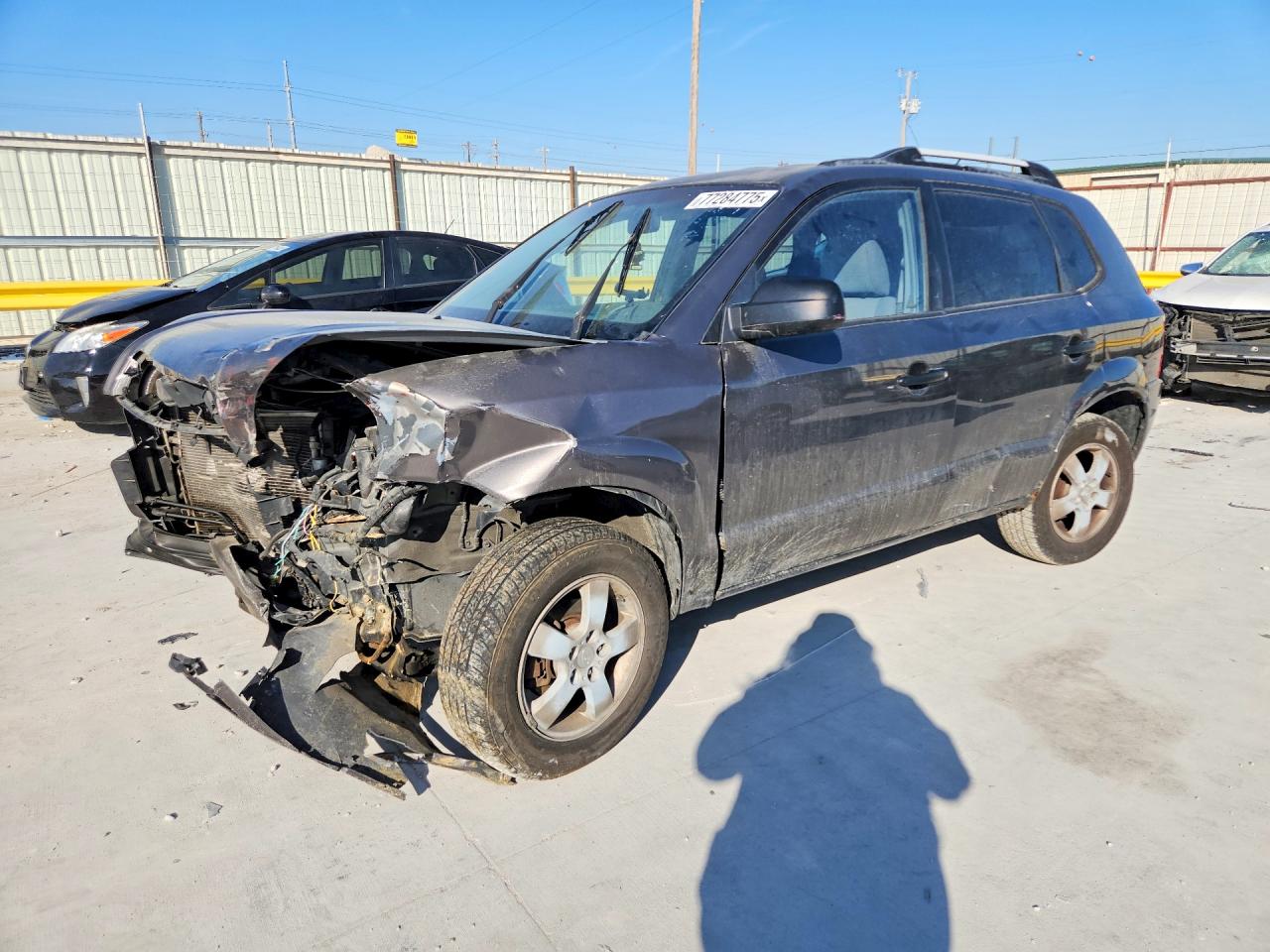 2007 Hyundai Tucson VIN KM8JM12B47U636674 photo 1