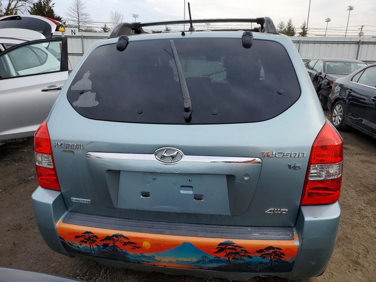 2007 Hyundai Tucson VIN KM8JN72D87U520900 photo 6