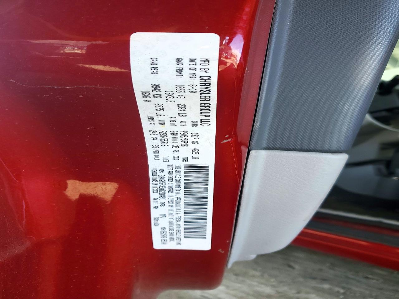2010 Chrysler Pt cruiser VIN 3A4GY5F93AT218491 photo 12