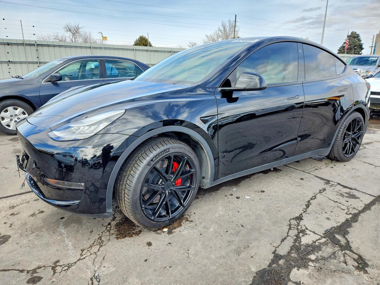 2020 Tesla Model y VIN 5YJYGDEF3LF024544 photo 1