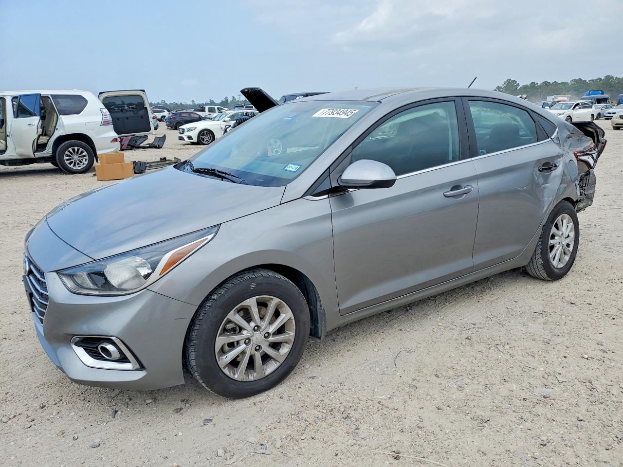 2022 Hyundai Accent VIN 3KPC24A67NE173854 photo 1