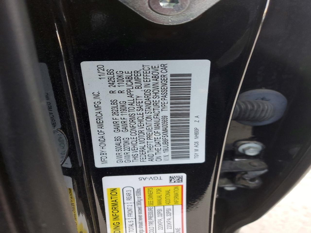 2021 Acura Tlx VIN 19UUB6F5XMA005659 photo 12