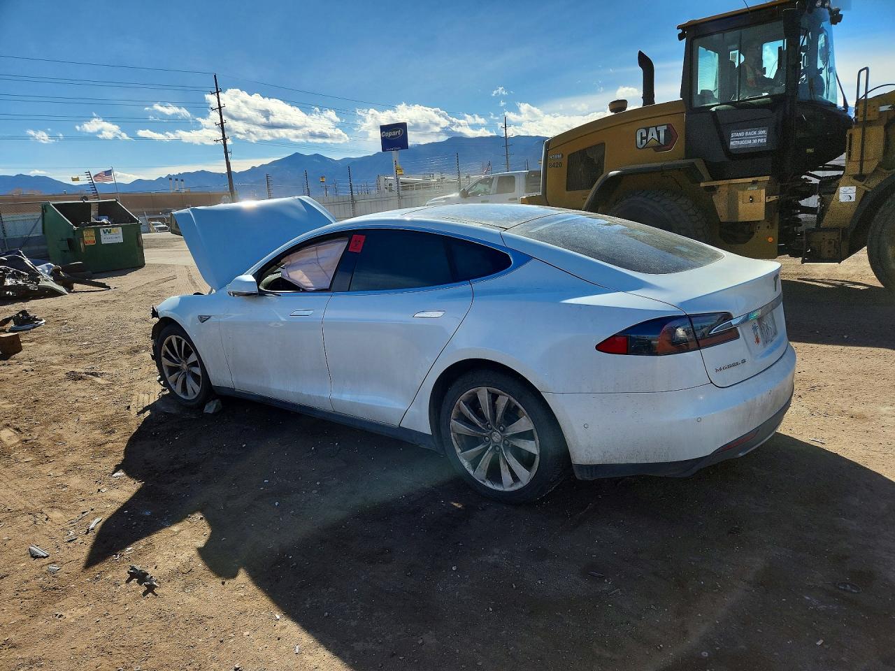 2015 Tesla Model s VIN 5YJSA1H15FFP74456 photo 2
