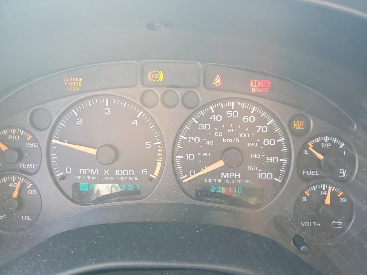 2001 CHEV Blazer VIN 1GNDT13W01K232576 photo 9