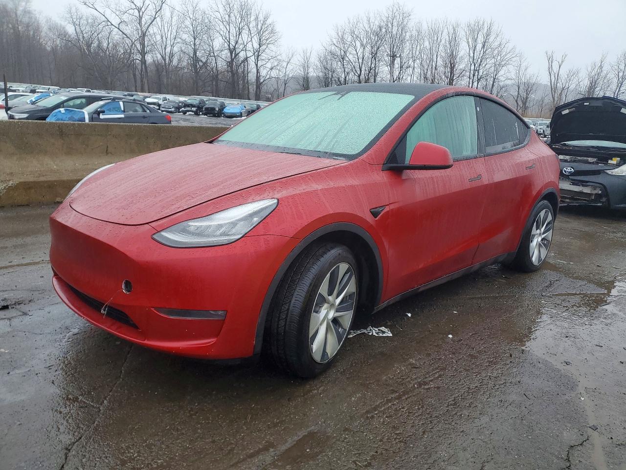 2021 Tesla Model y VIN 5YJYGDEEXMF073278 photo 1