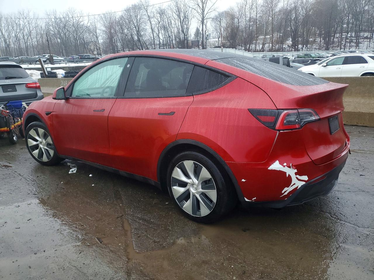 2021 Tesla Model y VIN 5YJYGDEEXMF073278 photo 2