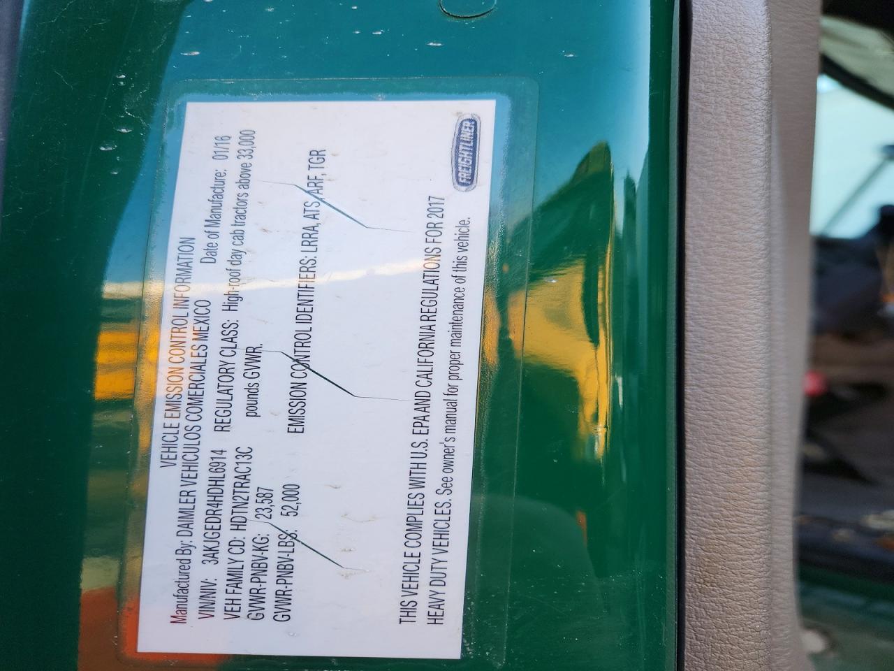 2017 FREIGLINER All other VIN 3AKJGEDR4HDHL6914 photo 10