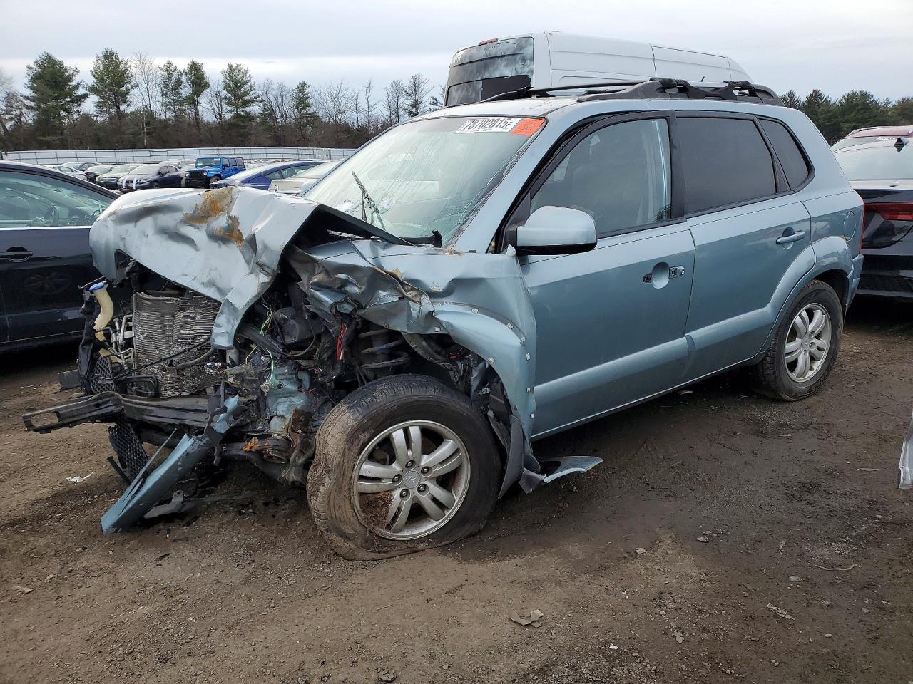 2007 Hyundai Tucson VIN KM8JN72D87U520900 photo 1
