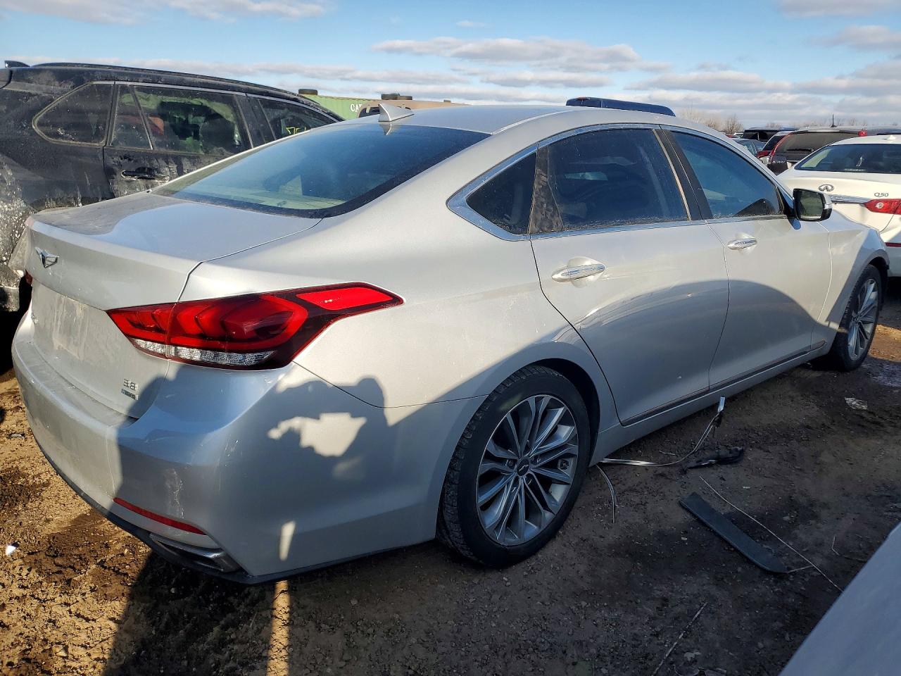 2017 Genesis G80 VIN KMHGN4JE7HU203758 photo 3