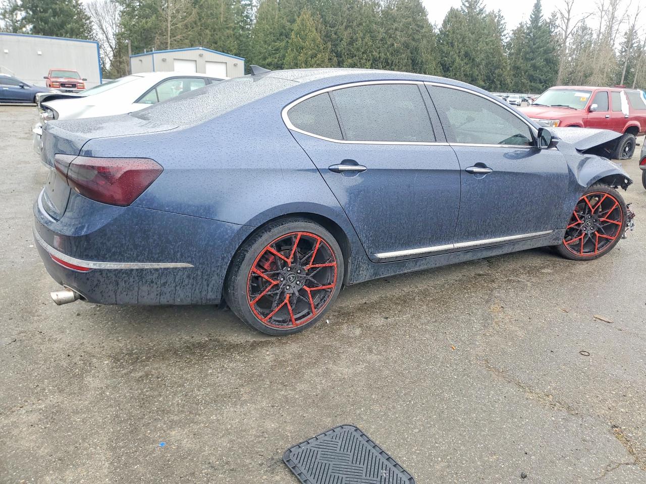 2014 Kia Cadenza VIN KNALN4D70E5122328 photo 3