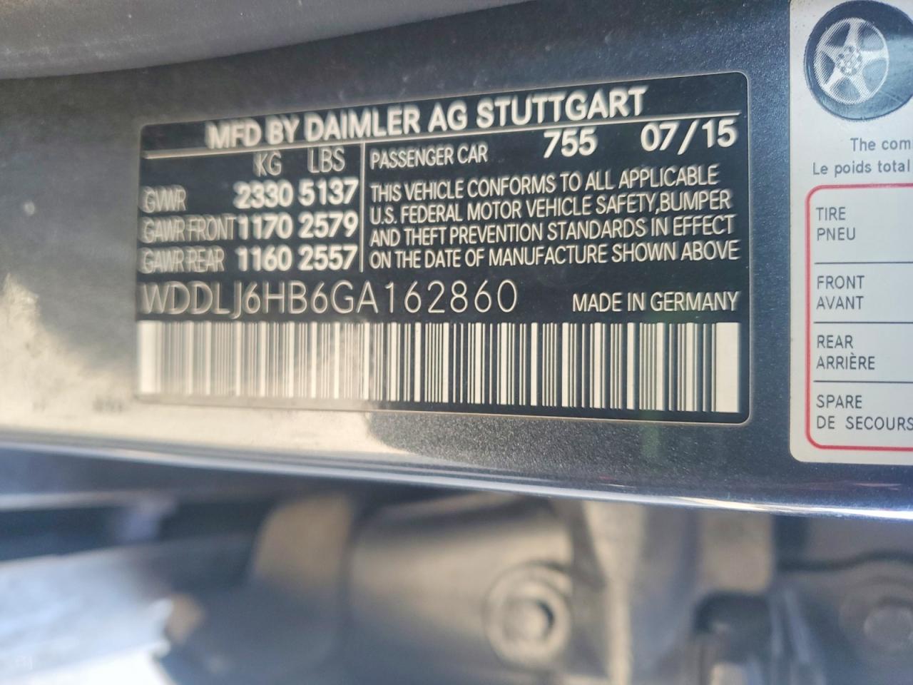 2016 Mercedes-Benz Clc-class VIN WDDLJ6HB6GA162860 photo 12