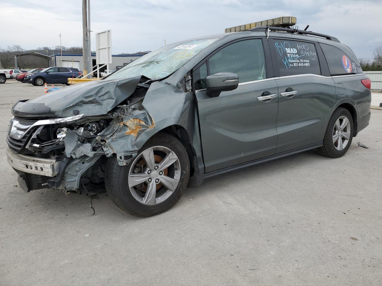 2018 Honda Odyssey ex VIN 5FNRL6H56JB078366 photo 1