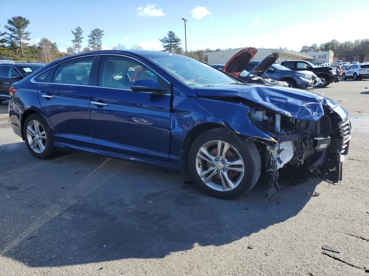 2018 HYUNDAI Sonata VIN 5NPE34AF8JH665109 photo 4