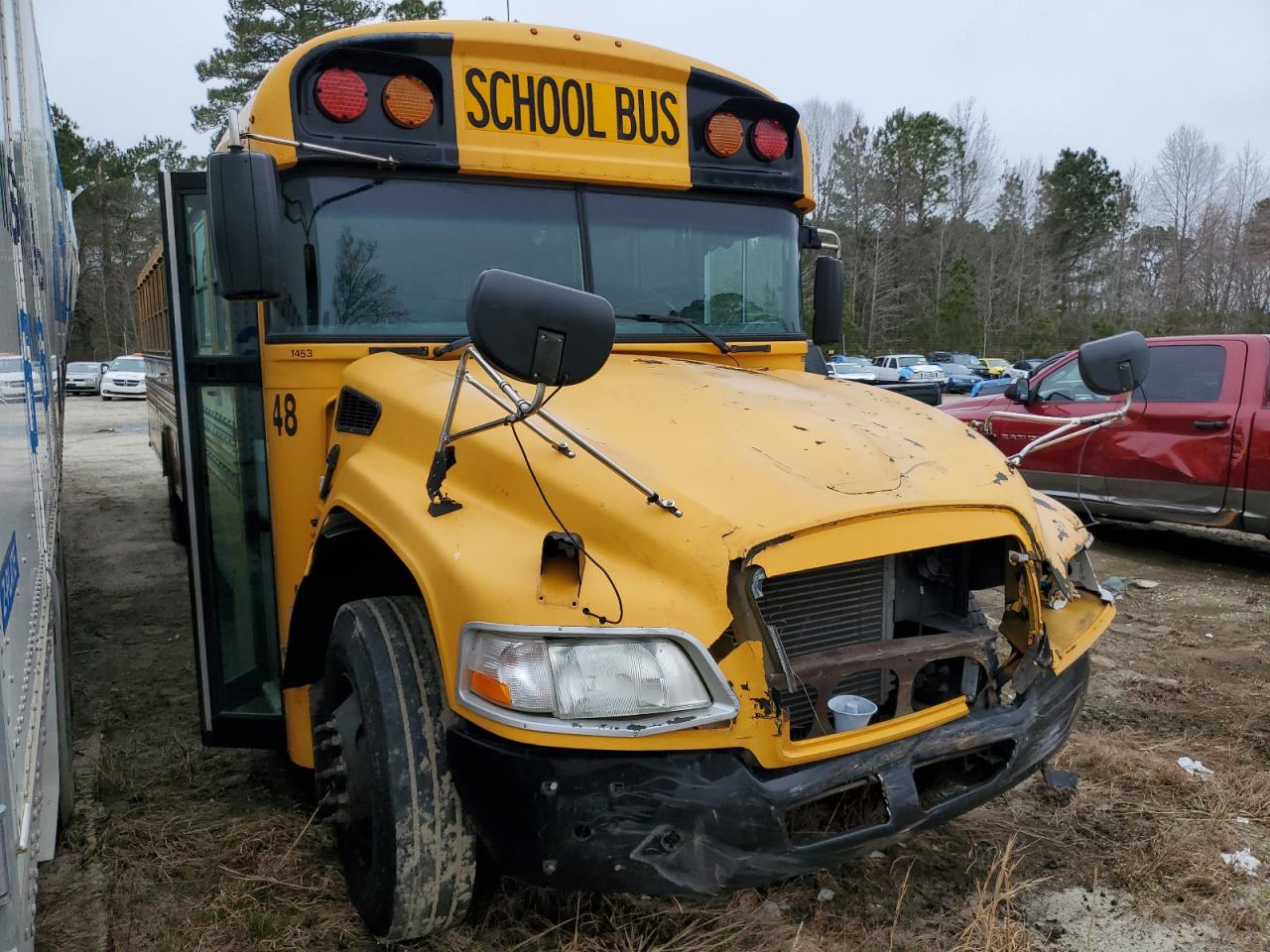 2014 BLUE School bus VIN 1BAKGCPA7EF302730 photo 1