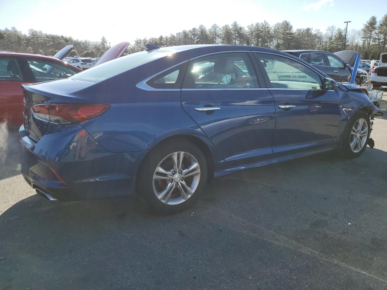 2018 HYUNDAI Sonata VIN 5NPE34AF8JH665109 photo 3