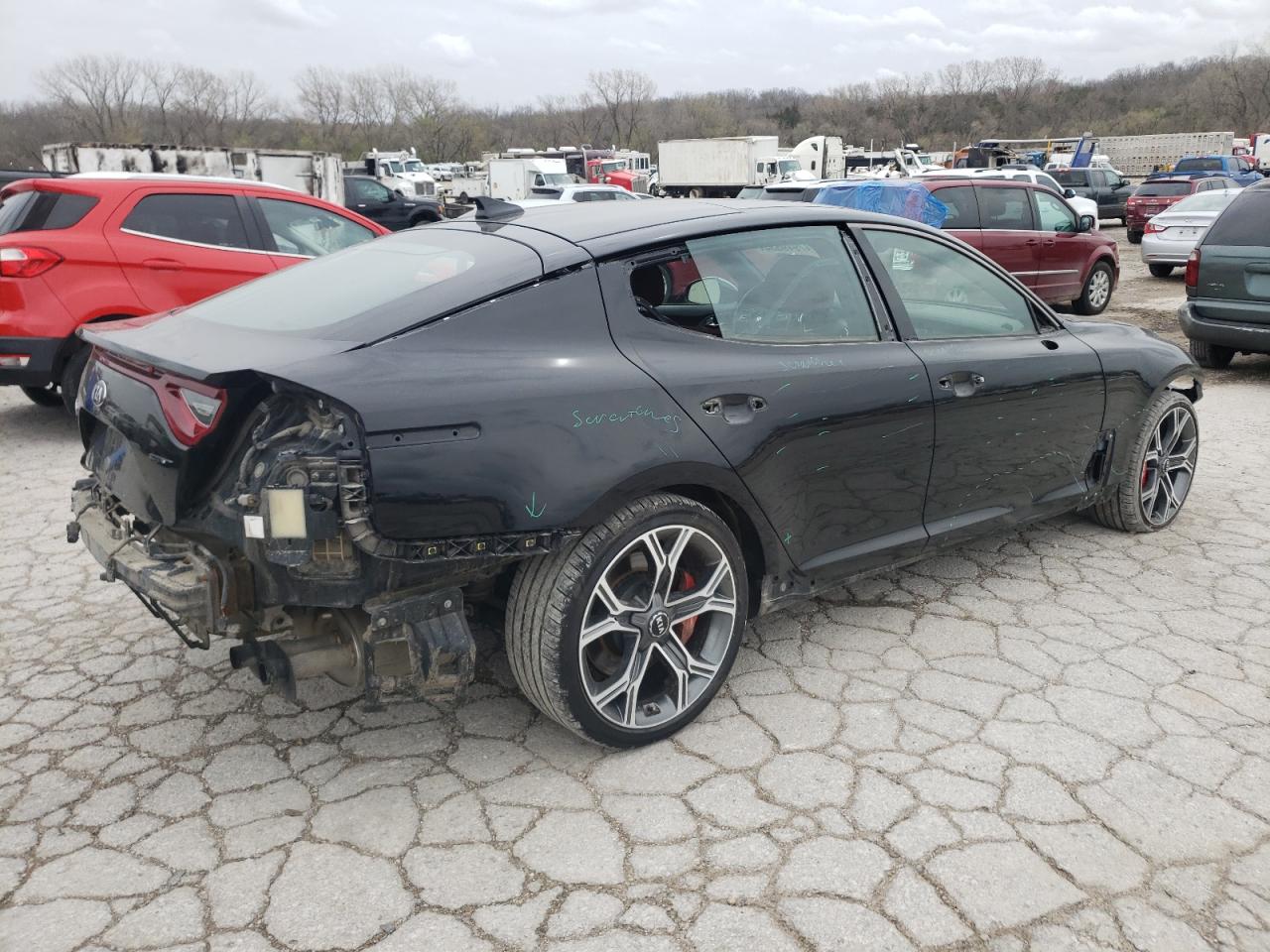 2019 KIA Stinger VIN KNAE45LC1K6051873 photo 3