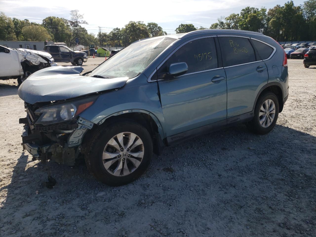 2014 HONDA Cr-v VIN 2HKRM3H74EH524311 photo 1
