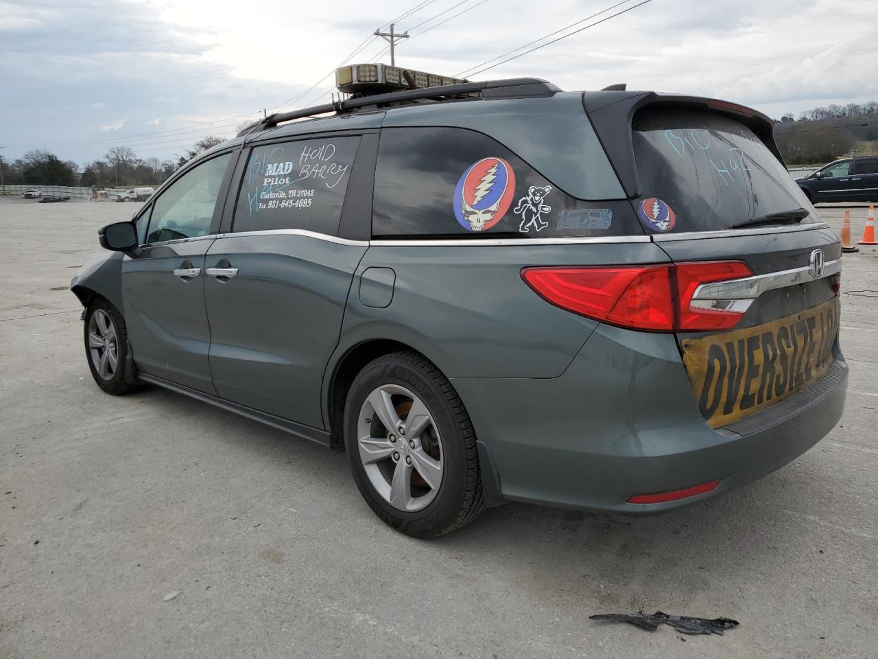 2018 Honda Odyssey ex VIN 5FNRL6H56JB078366 photo 2
