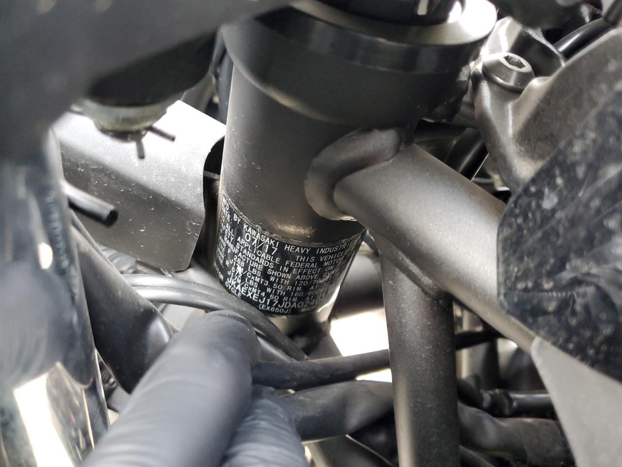 2018 KAWASAKI EX650 J VIN JKAEXEJ17JDA02406 photo 9