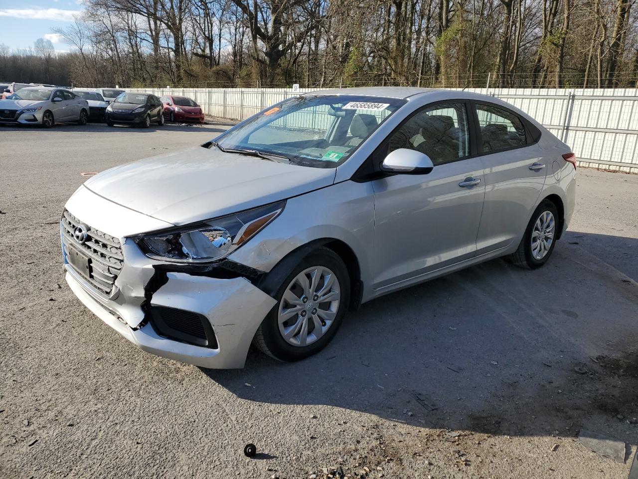 2018 HYUNDAI Accent VIN 3KPC24A37JE033173 photo 1