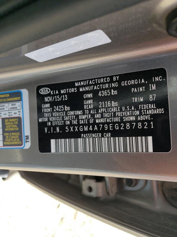 2014 Kia Optima lx VIN 5XXGM4A79EG287821 photo 12