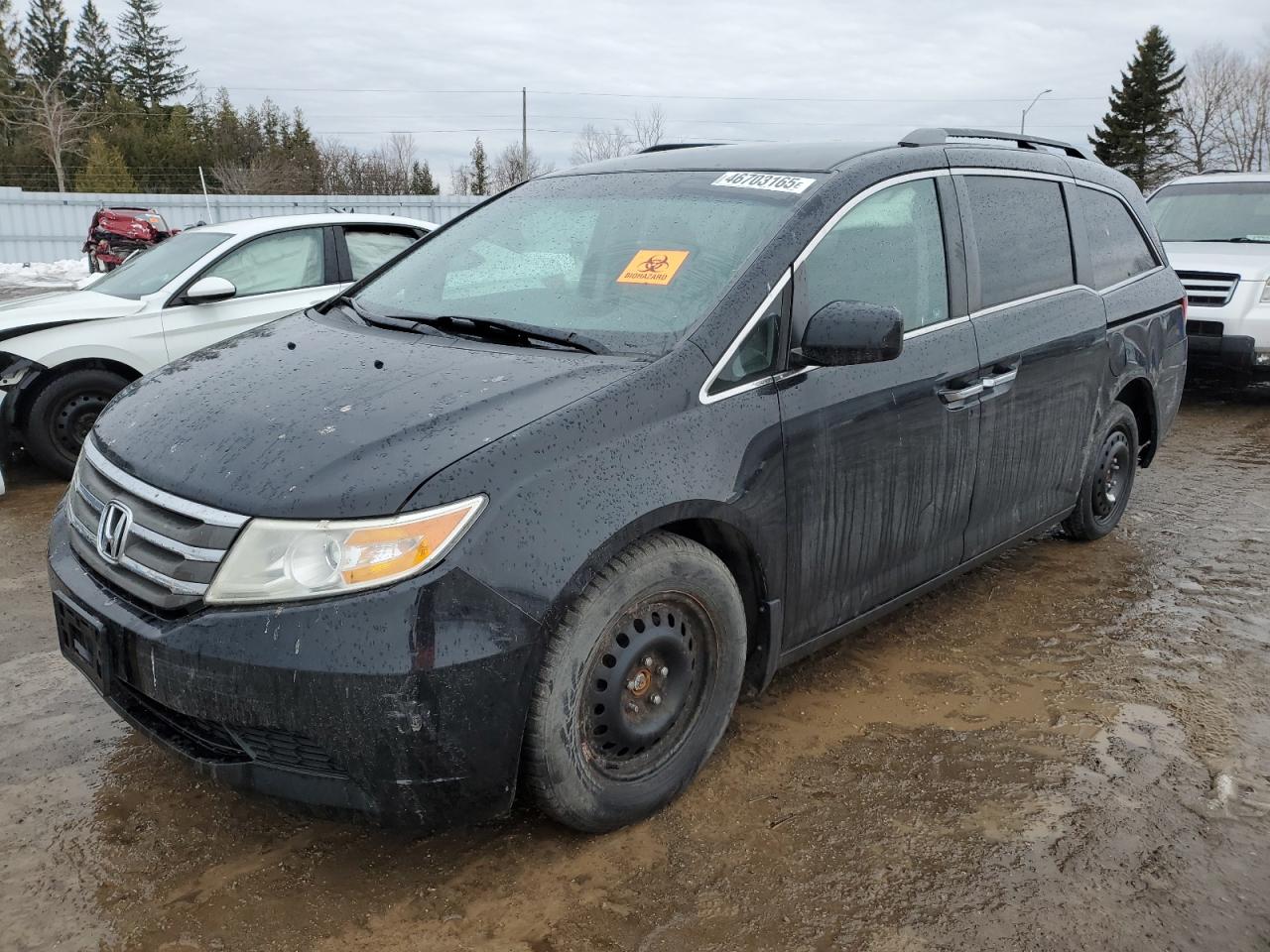 2012 HONDA Odyssey ex VIN 5FNRL5H4XCB509683 photo 1