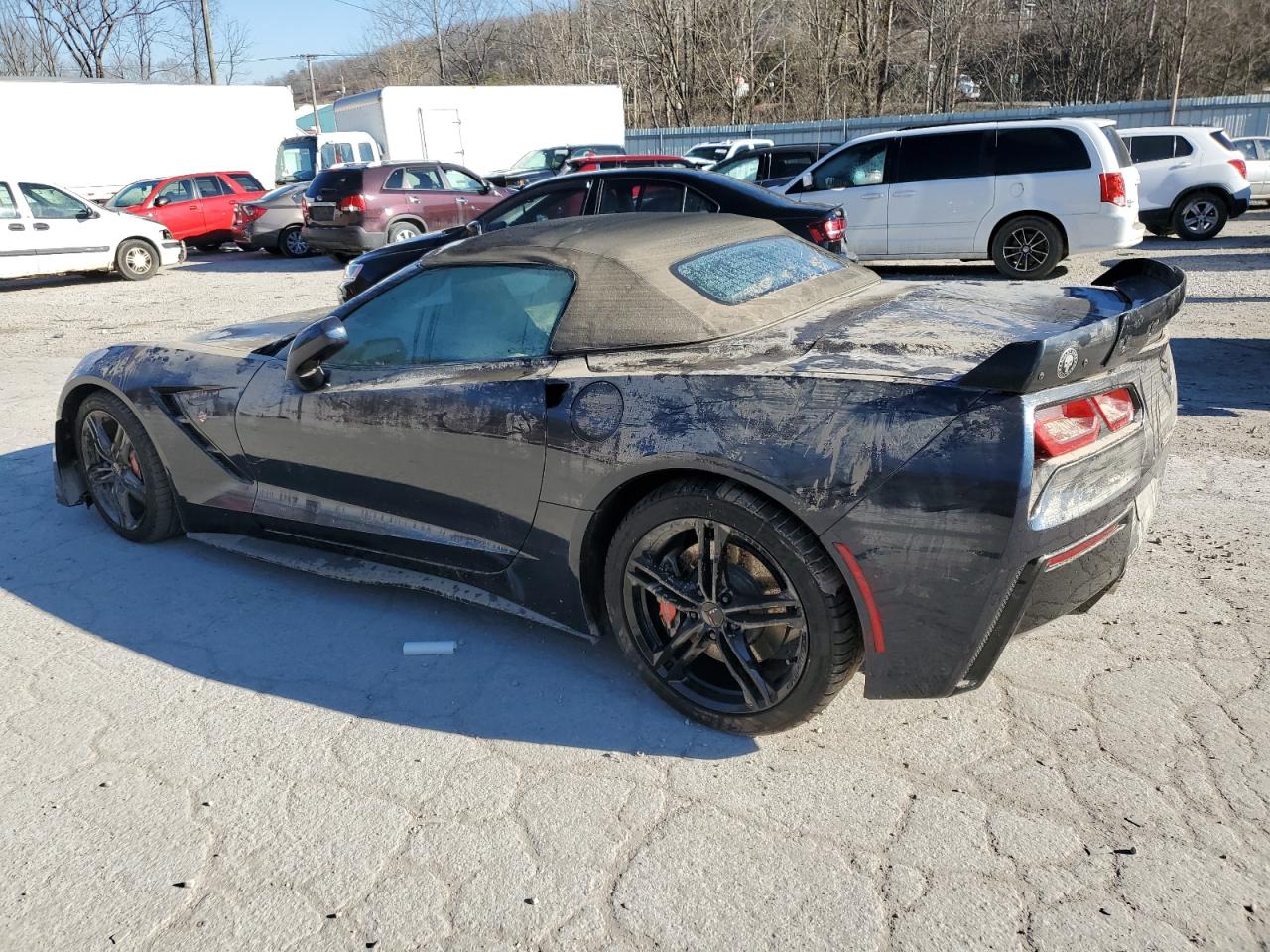 2014 CHEVROLET Corvette VIN 1G1YB3D70E5114573 photo 2