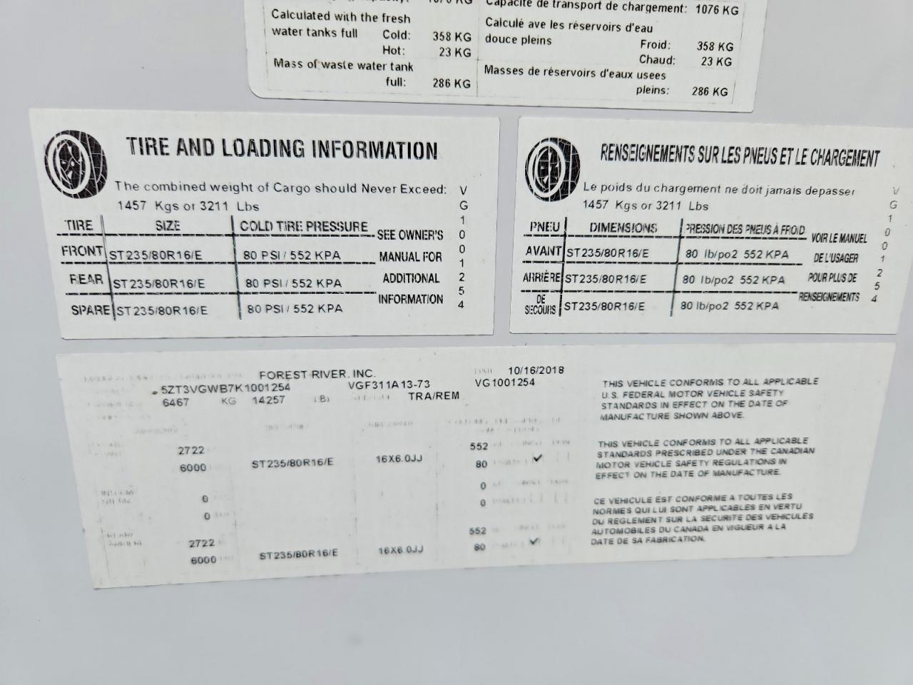 2019 FOREST All models VIN 5ZT3VGWB7K1001254 photo 10