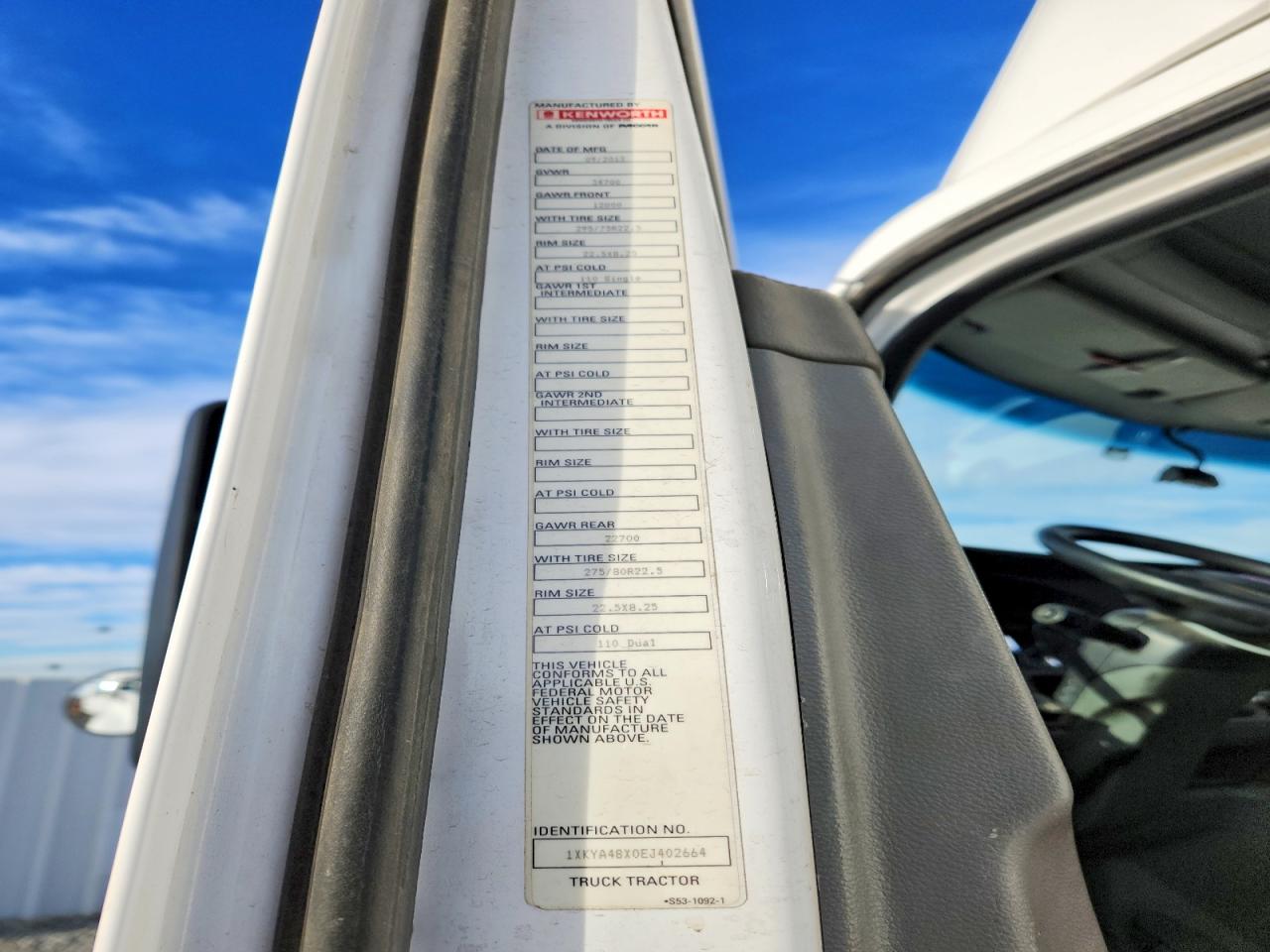 2014 KENWORTH All other VIN 1XKYA48X0EJ402664 photo 10