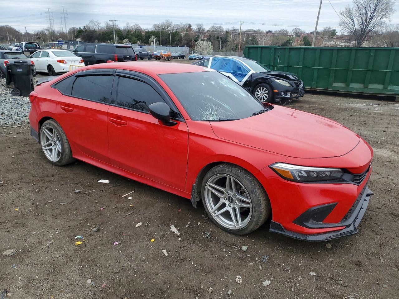 2022 Civic VIN 2HGFE2F56NH554268 photo 4