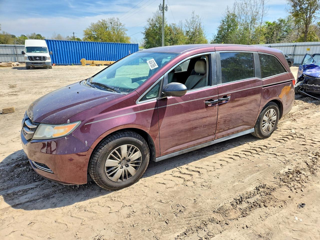 2014 Honda Odyssey l VIN 5FNRL5H2XEB086024 photo 1
