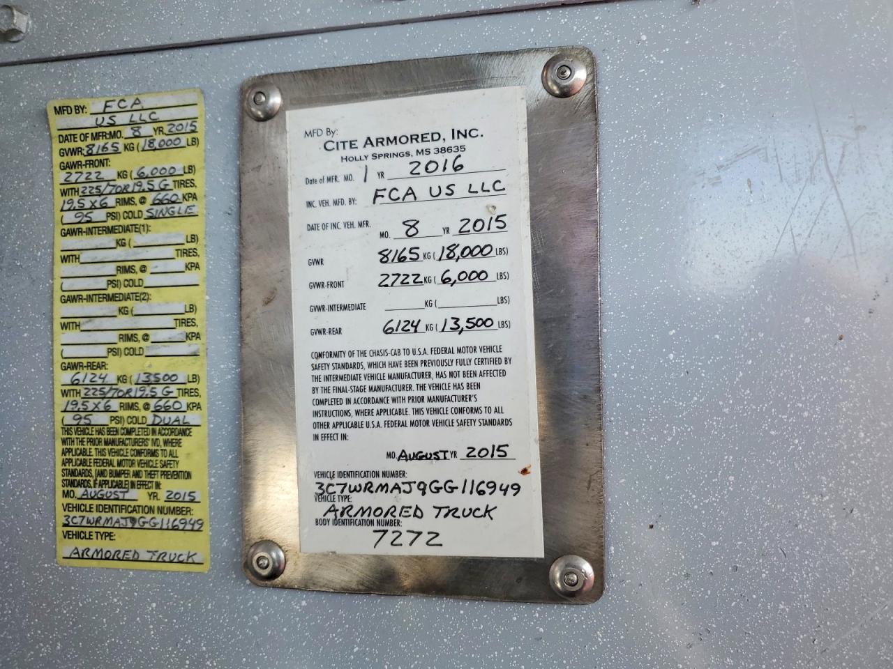 2016 Ram 5500 VIN 3C7WRMAJ9GG116949 photo 12